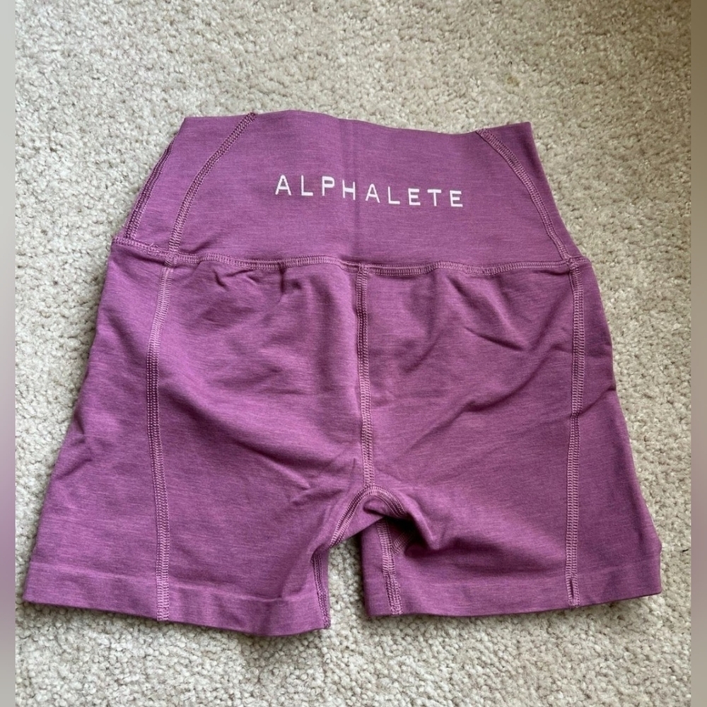 Alphalete Amplify Women's Purple Shorts Size XS